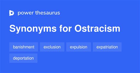 ostracized thesaurus|What is another word for ostracize .